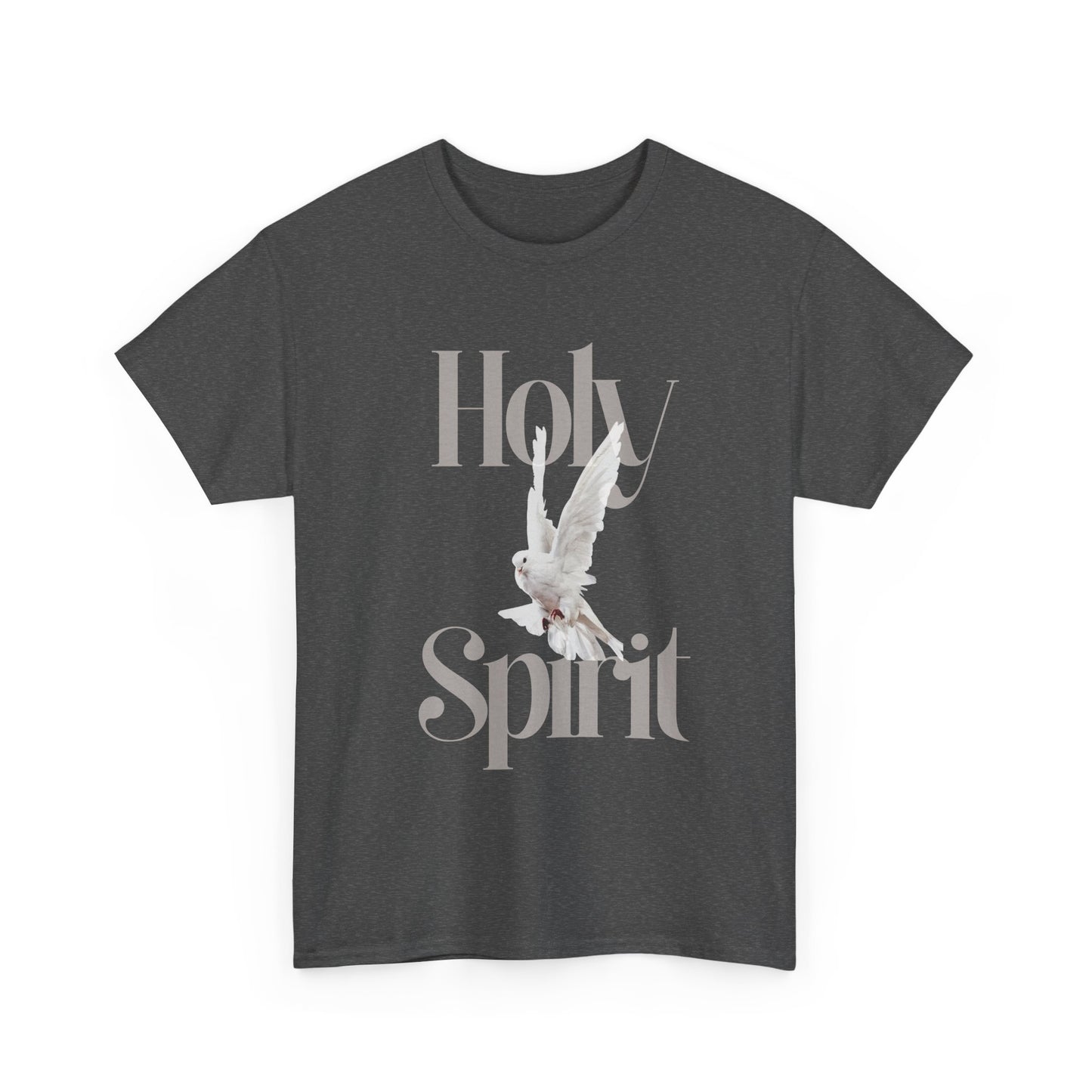 Holy Spirit Unisex Heavy Cotton Tee, Spiritual T-Shirt, Faith Apparel, Inspirational Gift, Christian Clothing, Church Wear
