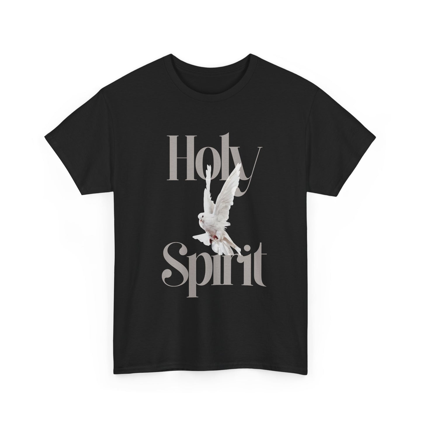 Holy Spirit Unisex Heavy Cotton Tee, Spiritual T-Shirt, Faith Apparel, Inspirational Gift, Christian Clothing, Church Wear