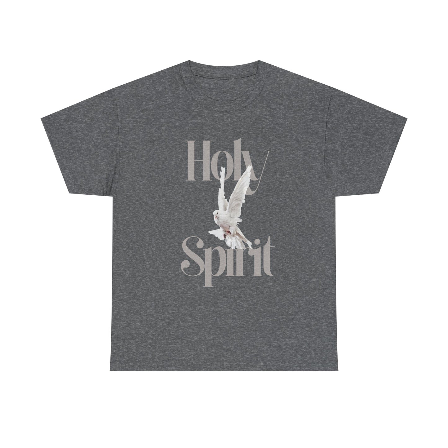 Holy Spirit Unisex Heavy Cotton Tee, Spiritual T-Shirt, Faith Apparel, Inspirational Gift, Christian Clothing, Church Wear
