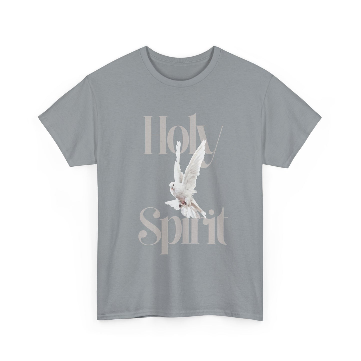 Holy Spirit Unisex Heavy Cotton Tee, Spiritual T-Shirt, Faith Apparel, Inspirational Gift, Christian Clothing, Church Wear