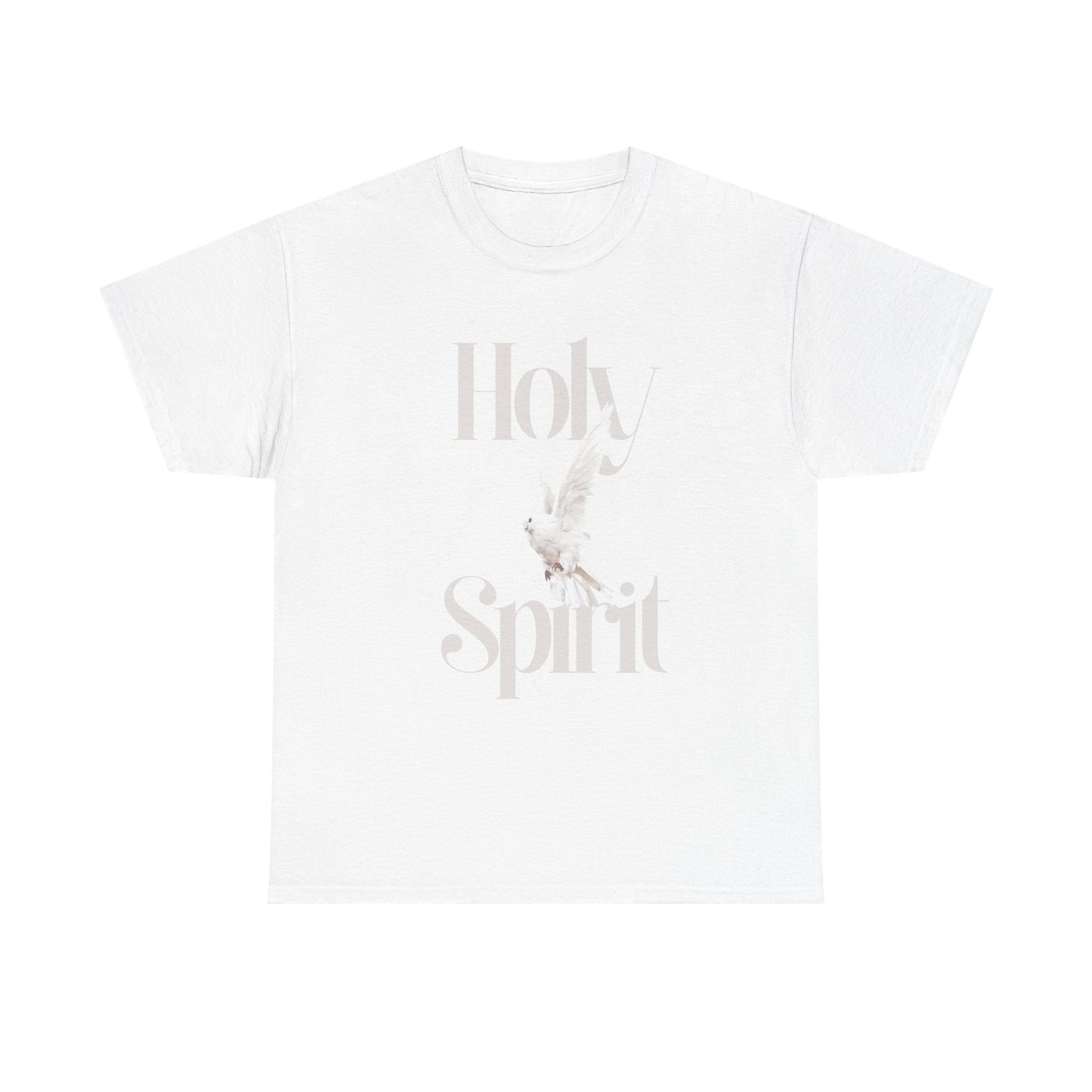 Holy Spirit Unisex Heavy Cotton Tee, Spiritual T-Shirt, Faith Apparel, Inspirational Gift, Christian Clothing, Church Wear