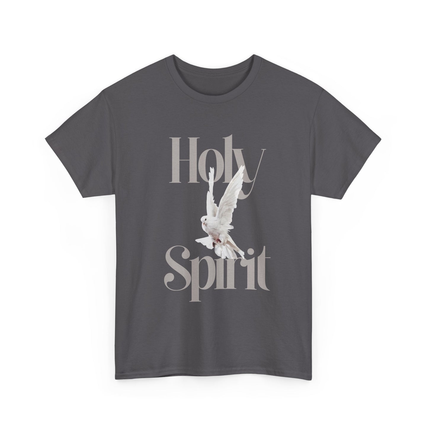 Holy Spirit Unisex Heavy Cotton Tee, Spiritual T-Shirt, Faith Apparel, Inspirational Gift, Christian Clothing, Church Wear