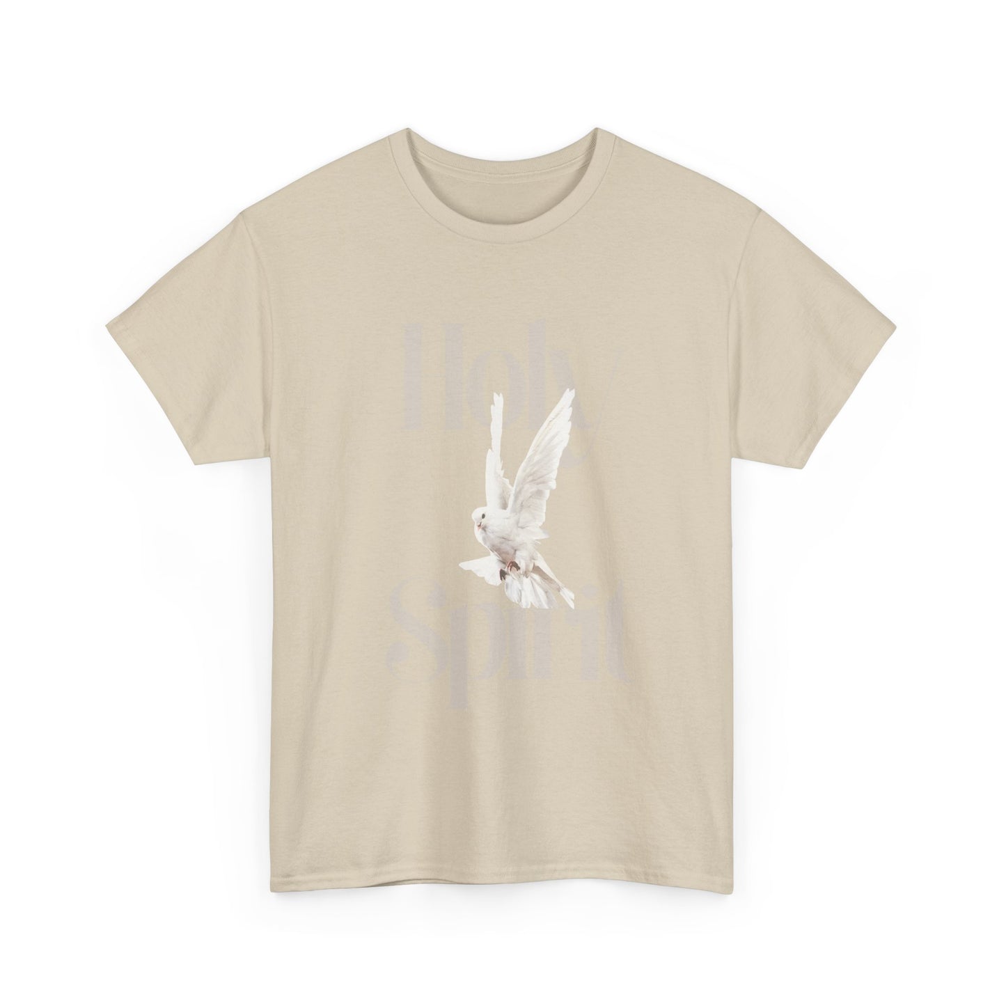 Holy Spirit Unisex Heavy Cotton Tee, Spiritual T-Shirt, Faith Apparel, Inspirational Gift, Christian Clothing, Church Wear