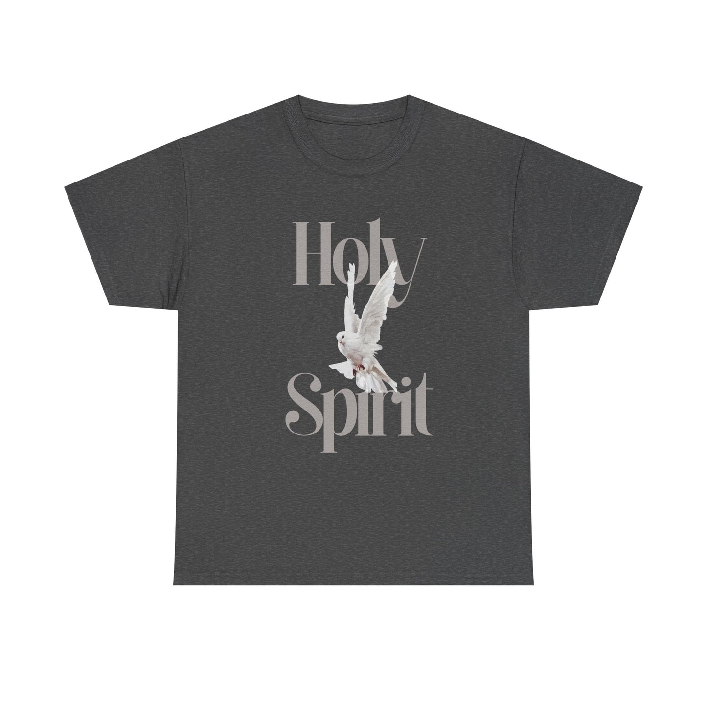 Holy Spirit Unisex Heavy Cotton Tee, Spiritual T-Shirt, Faith Apparel, Inspirational Gift, Christian Clothing, Church Wear