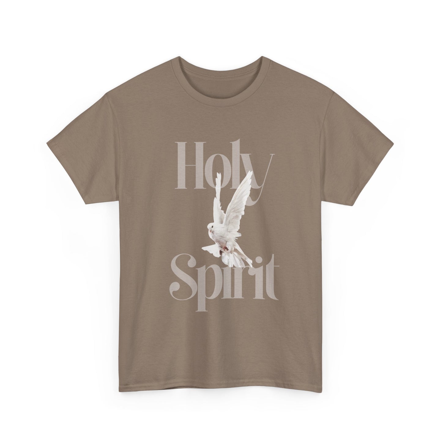 Holy Spirit Unisex Heavy Cotton Tee, Spiritual T-Shirt, Faith Apparel, Inspirational Gift, Christian Clothing, Church Wear