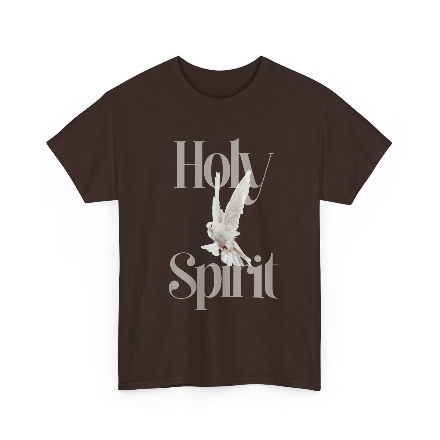 Holy Spirit Unisex Heavy Cotton Tee, Spiritual T-Shirt, Faith Apparel, Inspirational Gift, Christian Clothing, Church Wear