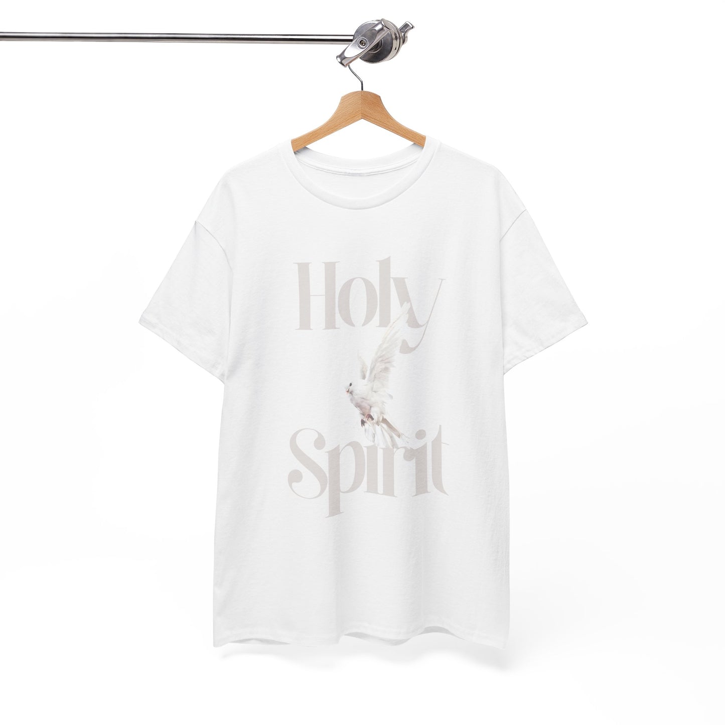 Holy Spirit Unisex Heavy Cotton Tee, Spiritual T-Shirt, Faith Apparel, Inspirational Gift, Christian Clothing, Church Wear