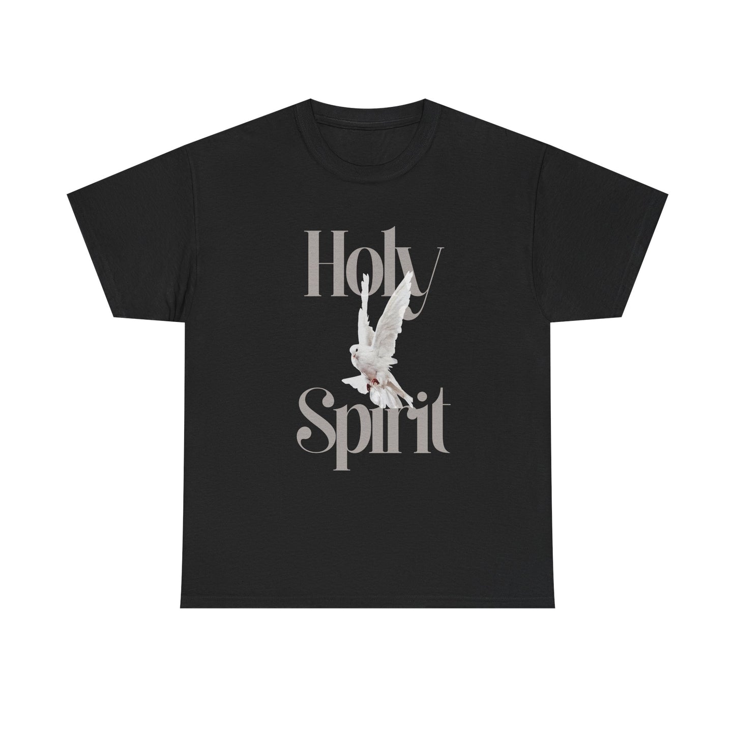 Holy Spirit Unisex Heavy Cotton Tee, Spiritual T-Shirt, Faith Apparel, Inspirational Gift, Christian Clothing, Church Wear