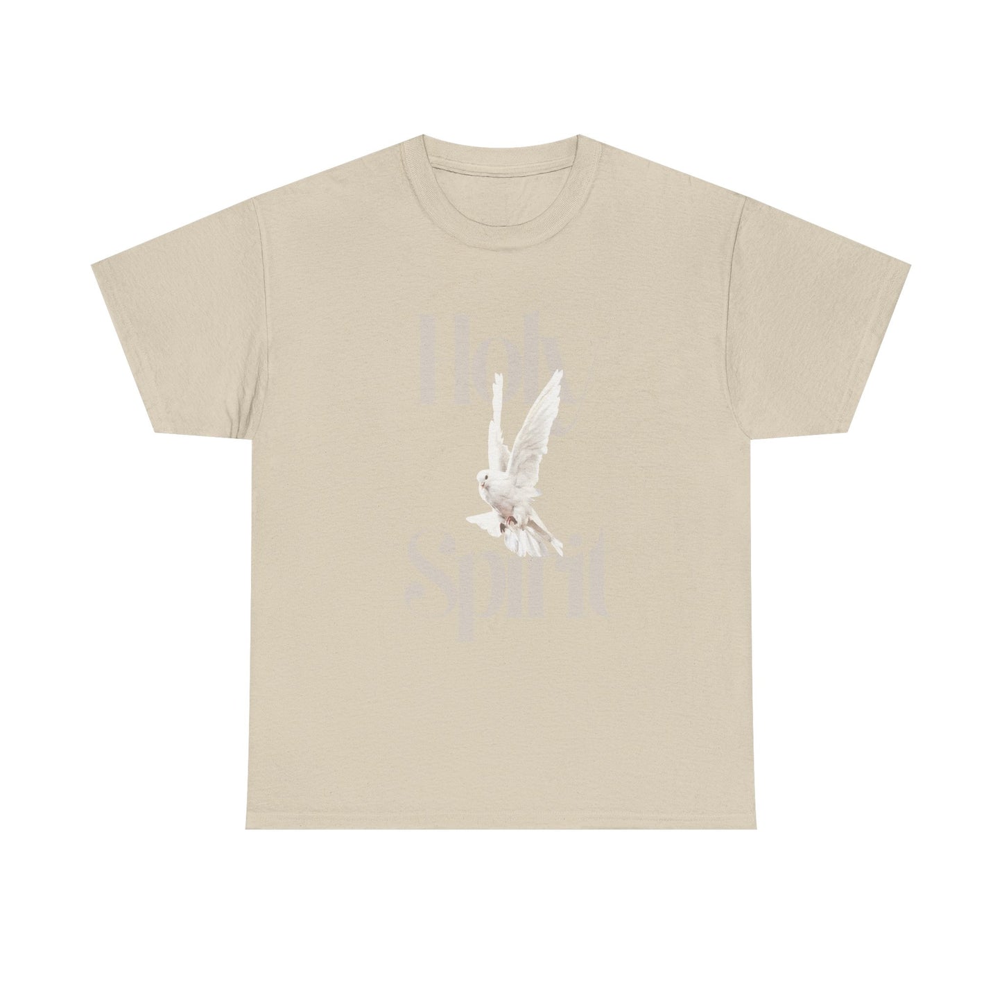 Holy Spirit Unisex Heavy Cotton Tee, Spiritual T-Shirt, Faith Apparel, Inspirational Gift, Christian Clothing, Church Wear