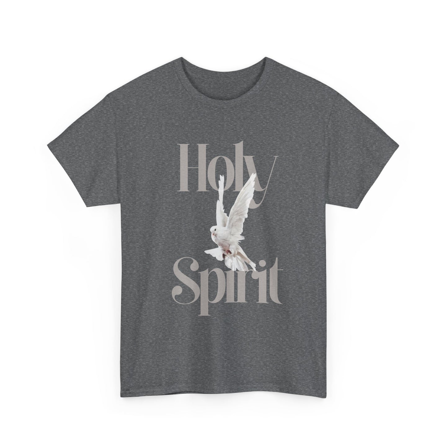 Holy Spirit Unisex Heavy Cotton Tee, Spiritual T-Shirt, Faith Apparel, Inspirational Gift, Christian Clothing, Church Wear
