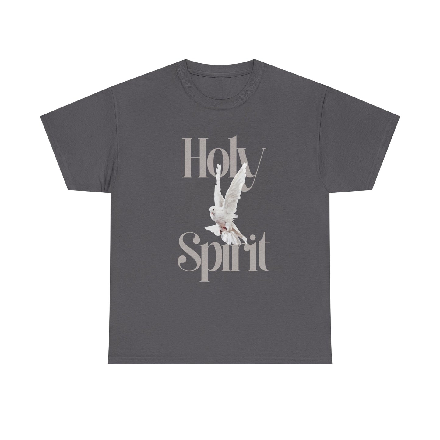 Holy Spirit Unisex Heavy Cotton Tee, Spiritual T-Shirt, Faith Apparel, Inspirational Gift, Christian Clothing, Church Wear
