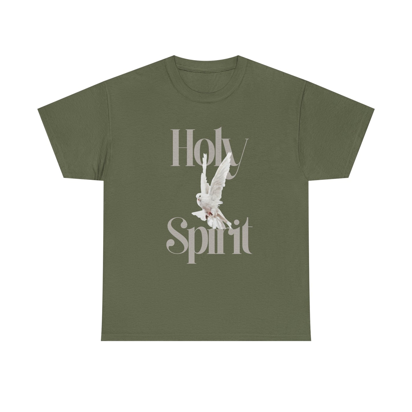 Holy Spirit Unisex Heavy Cotton Tee, Spiritual T-Shirt, Faith Apparel, Inspirational Gift, Christian Clothing, Church Wear