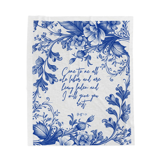 Customizable Bible Verse Blanket